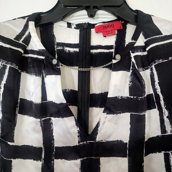Hugo Hugo Boss Ciaris silk top size 8 - Picture 2 of 5